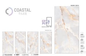 Carreaux de porcelaine polie MURKY ONYX 800x800MM / 32X32, qualité supérieure, épaisseur 9mm, antidérapants, design moderne, pour usage hôtelier, carreaux côtiers - Product Image 4