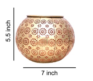 Farol Marroquí Vintage Hecho a Mano, Lámpara Colgante de Metal para Velas, Decoración para Hogar, Jardín y Bodas - Product Image 1