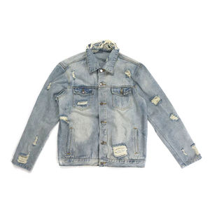Reinforced Utility Denim <b>Jacket</b> | Men's Multi-Pocket Workwear Style Jean Coat - Product Image 1