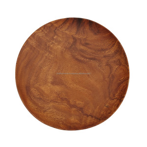 Wholesale Mango <b>Wood</b> round Serving Plates Natural Vintage <b>Rustic</b> <b>Wood</b> Charger Plates for Wedding Decor and Parties from India - Product Image 1