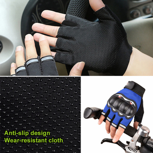 Gants de cyclisme pour hommes en gros 2026, demi-doigts, avec logo personnalisé, rembourrés en gel, respirants, pour vélo de route, en promotion - Product Image 4