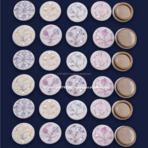 Venta caliente artesanías indias a granel madre de perla espejo mármol para decoración de bodas y regalos mármol incrustaciones orgón espejos - Product Image 2