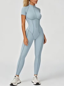 Leggings de Yoga sin Costuras de Cintura Alta para Mujer |   Pantalones de Compresión Transpirables de Spandex y Poliéster |   Pantalones Deportivos para Gimnasio - Product Image 3