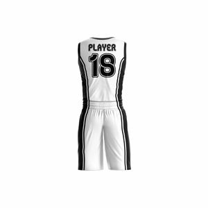Ensemble de maillots de basket-ball pour équipe, vêtements de sport respirants à séchage rapide avec impression personnalisée du logo, du nom et du numéro, fabrication sur mesure - Product Image 1