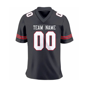 Camiseta de fútbol americano de estilo profesional con mangas cortas Costuras duraderas y tela transpirable - Product Image 1