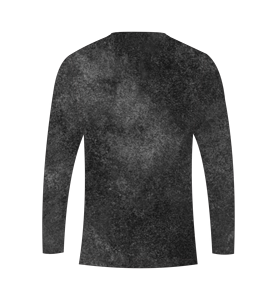 Men's custom sublimation black acid wash grunge textured long sleeve T Shirt hunting fishing athletic sports training shirt - Product Image 6