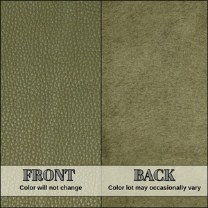 Traditional Army Green Solid Chrome Tanned Cow <b>Leather</b> Quick-Dry 1.2-1.4mm Thick Designed for Custom Made Fine Purses Handbags - Product Image 6