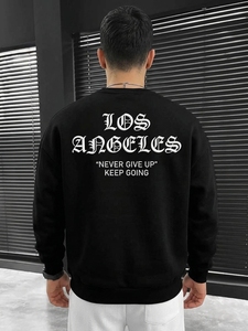 Pull décontracté pour homme noir à col montant et quart de zip imprimé « I'm Broken Fine », coupe régulière, respirant, 100 % polyester, idéal pour l'automne - Product Image 3