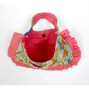 Handmade Vintage Suzani Embroidery Cotton Tote <b>Bag</b> Women Elegant Evening Purse Clutch Pouches Stylish Wholesale Exhibition - Product Image 3