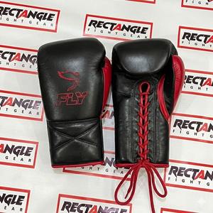 Guantes de Boxeo Profesionales de Alta Calidad Hechos a Medida, de Cuero Genuino, para Muay Thai, Kickboxing, con Cordones, para Entrenamiento al Aire Libre - Product Image 1