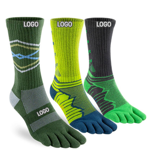 Calcetines Deportivos Personalizados para Niños, Calcetines de Cinco Dedos con Logotipo de Equipo, Calcetines de Punto de 5 Dedos, 100% Algodón Transpirable, Vietnam - Product Image 1