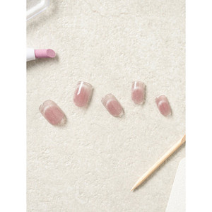 Troppo Cool per la scuola di cosmetici coreani veri indossare punte per unghie rotonde unghie artificiali glassa quadrata - Product Image 1