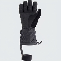 Gants de ski d'hiver unisexes en polyester noir à isolation thermique pour la descente en ski