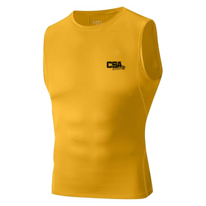 Lightweight Sleeveless <b>Compression</b> Shirt Men Breathable Quick Dry Designed For Training Sports And Summer Wear - Product Image 1