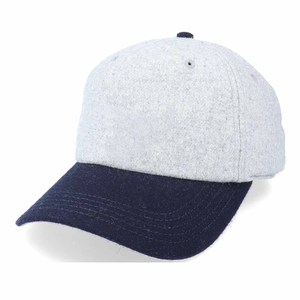 Casquette unisexe 6 panneaux style Dad Cap gris marine contrastant en coton et polyester, ajustée, décontractée, pour adulte, toutes saisons - Product Image 1