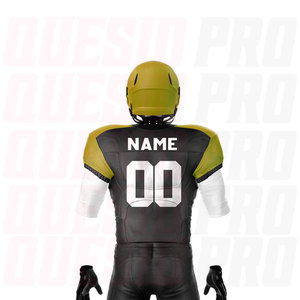 ชุดอเมริกันฟุตบอลคุณภาพสูงแบบใหม่ ระบายอากาศได้ดี ขายส่ง ชุดกีฬาอเมริกันฟุตบอล ชุดยูนิฟอร์มแบบซับลิเมชั่น - Product Image 5