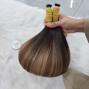 Paquetes de Cabello Humano Vietnamita Crudo al por Mayor, Sin Procesar, con Cutícula Alineada, Liso Extremo, Doble Trama, Grado 12A, Color Personalizable - Product Image 3