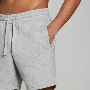 Shorts de sport décontractés pour hommes en coton 100% avec cordon de serrage, confortables, respirants et écologiques - Product Image 6