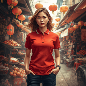 Camiseta Polo de Algodón Clásica de Manga Corta para Hombre y Mujer con Personalización OEM ODM - Product Image 4