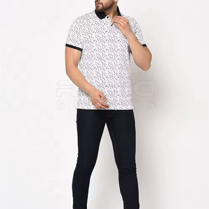 Chemises polo pour hommes de qualité export, sublimées, avec impression personnalisée durable pour vêtements adultes - Product Image 5