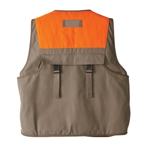 Gilet de chasse matelassé anti-taches en toile orange pour homme – Modèle traditionnel Upland à prix abordable - Product Image 2