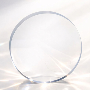 Semi Finished SF Bifocal Flattop MR-8 1.67 UV400 <b>Plastic</b> Optical Blank Lens Uncoated (UC) for Eyewear <b>Glasses</b> - Product Image 1