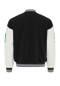 Veste de baseball unisexe respirante pour l'automne avec logo personnalisé, broderies chenille et patchs - Product Image 6