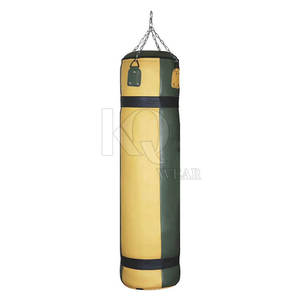 Sac de frappe suspendu en cuir premium pour la pratique de la boxe, du kickboxing et des arts martiaux, design léger et écologique, robuste - Product Image 3