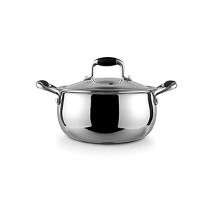 Casserole en métal tendance avec couvercle en verre améliore les résultats de cuisson et l'efficacité de la cuisine - Product Image 1