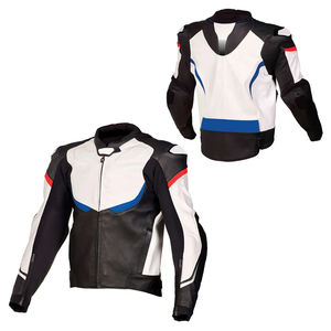 Veste de motocross personnalisée en gros pour hommes, en polyester durable, équipement de course tout-terrain, usine OEM ODM Pakistan, veste de moto de course - Product Image 3
