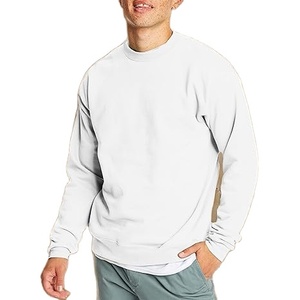 Sweatshirts coupe-vent à séchage rapide pour hommes avec logo personnalisé 100% coton motif solide d'hiver - Product Image 1