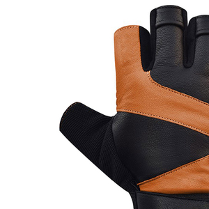 Custom Branding Gym Weightlifting Gloves with Fingerless Design, Anti <b>Slip</b> Palm and Flexible Wrist Closure for Global Buyers - Product Image 4