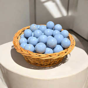 Esfera de Angelita de ágata natural de calidad superior al por mayor, artesanías de piedra semipreciosa, amor, meditación, protección Feng Shui - Product Image 2