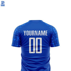 ชุดทีมฟุตบอลแบบซับลิเมชั่น ผลิตอย่างมืออาชีพ กางเกงขาสั้น แขนเสื้อ สวมใส่สบาย น้ำหนักเบา แห้งเร็ว ผลิตจากโพลีเอสเตอร์ 100% คุณภาพสูง - Product Image 6