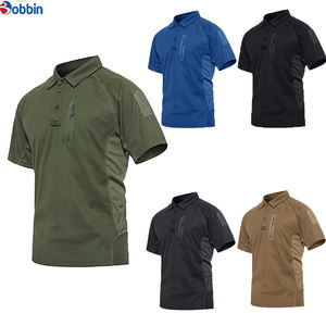 เสื้อโปโลผู้ชายโลโก้แบบกำหนดเอง เสื้อยืด รักษาความปลอดภัย ฟิตเนส ยุทธวิธี กลางแจ้ง โพลีเอสเตอร์ รุ่นใหม่ เสื้อโปโลผู้ชาย ระบายอากาศได้ดี แบบเรียบ - Product Image 6