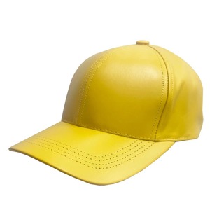 Gorra Trucker de Cuero de 2 Colores con Bordado Personalizado, Gorra de Cuero Vacuno de Alta Calidad de 6 Paneles para Hombre - Product Image 1