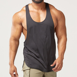 Summer Custom Loose Fit Vest T Shirt Gym Wear <b>Men</b> <b>Singlets</b> Cotton Muscle Tank Tops Debardeur Homme - Product Image 6