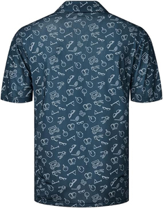 เสื้อโปโลผู้ชายลำลองแบบสวมใส่สบาย ลายพิมพ์ซับลิเมชั่น ดีไซน์ขายดี รับทำโลโก้ ผ้าฝ้ายระบายอากาศ แขนสั้น ไซส์ใหญ่ ขายดีที่สุด - Product Image 2