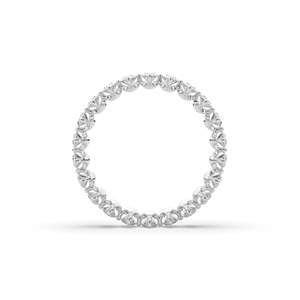 Anillo de compromiso de oro macizo de 14 quilates con diamante ovalado brillante de 2.64 quilates cultivado en laboratorio, diseño moderno, ligero y único para mujer. - Product Image 3