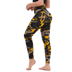 Leggings Deportivos de Cintura Alta con Estampado, 100% Nailon Elástico en Cuatro Direcciones, para Yoga, Gimnasio y Fitness, Levanta Glúteos para Mujer - Product Image 4