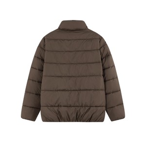 Parka d'<span class=keywords><strong>hiver</strong></span> minimaliste à col montant et fermeture éclair, ultra-douce et chaude, en polyester imperméable et coupe-vent pour les sorties quotidiennes - Product Image 6
