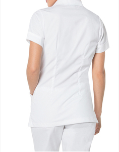 New Women Medical <b>Scrub</b> Uniform <b>Set</b> – Short Sleeve Nursing Hospital <b>Scrubs</b> with Custom Embroidery Wholesale - Product Image 2