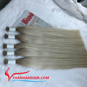 Extensiones de cabello humano vietnamita 100%, Remy recto y sedoso, tejido vietnamita a granel en varios colores, ¡el mejor precio! - Product Image 5