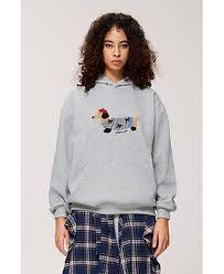 Sudadera Unisex Gris Jaspeado con Dachshund Bordado |   Suéter con Gráfico de Perro de Dibujos Animados |   Ropa Urbana de Forro Polar Suave y Grueso - Product Image 2