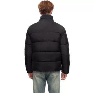 <b>Men's</b> Color Block Puffer Jacket Lightweight Quilted Down <b>Coat</b> <b>Hooded</b> Zip Up Winter Outerwear - Product Image 5