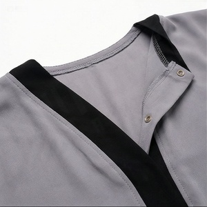 Abaya turque sur mesure aux dernières tendances, ensemble moderne d'Arabie Saoudite, modèles d'Abaya ouverte, Dubaï, pour femmes musulmanes, couleur personnalisée - Product Image 4