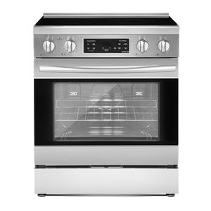 Compact 4-Burner Freestanding Stainless Steel Kitchen Stove 30-Inch Electric <b>Range</b> Oven 4.8 Cu. Ft. Capacity 4 Cooktop Burner - Product Image 2