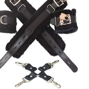 Leather Suspension Ankle Cuffs with Reinforced Buckles - Product Image 2