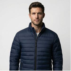 Chaqueta acolchada Último diseño de moda elegante Impreso personalizado Tamaño cómodo con precio bajo Chaqueta acolchada Moda para hombre - Product Image 1