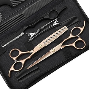 Juego de Tijeras Profesionales para Corte de Cabello de 6.7 Pulgadas, Tijeras de Entresacar de Acero Inoxidable, Herramienta de Estilismo para Barbería y Peluquería - Product Image 3
